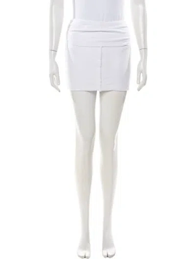 Pre-owned Sami Miro Vintage Mini Skirt W/ Tags In White