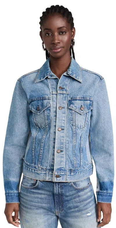 Sami Miro Vintage Porterhouse Jacket In Vintage Denim Vintage Denim