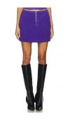 Sami Miro Vintage Porterhouse Mini Skirt In Purple
