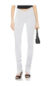 Sami Miro Vintage Shirred Zip Pants In Quartz