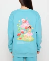 Samii Ryan Kindness Season Crewneck In Washed Blue