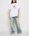 Samii Ryan Kindness Season Open Leg Sweats In Blue