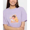 Samii Ryan Kindness Season Oversized Tee In Purple