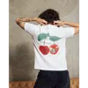 Samii Ryan Smiley Freshly Picked Boxy Tee In White