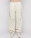 Samii Ryan Smiley Radiate Happiness Sweatpants In Bone