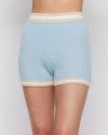 Samii Ryan Smiley® Wimbeldon Knit Shorts In Baby Blue