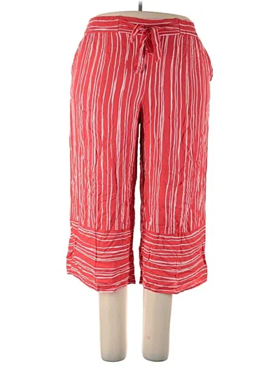 Pre-owned Samoon Casual Pants In Red