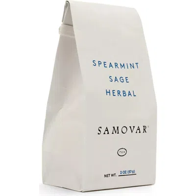 Samovar Tea Spearmint Sage Herbal Infusion, Organic In 2 oz Bag
