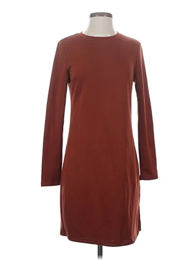 Pre-owned Sampeel Casual Dress In Burgundy