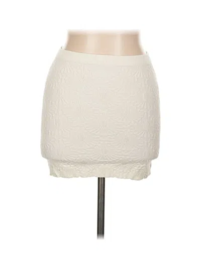 Pre-owned Sampeel Casual Skirt In White