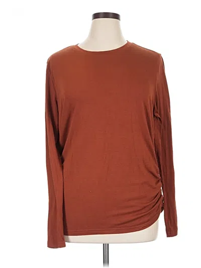 Pre-owned Sampeel Long Sleeve T-shirt In Brown