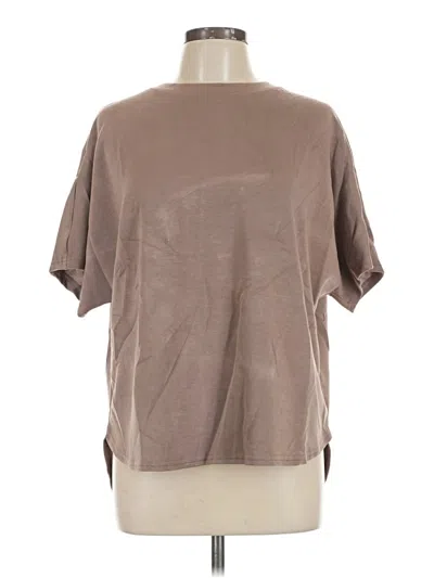 Pre-owned Sampeel Short Sleeve T-shirt In Brown
