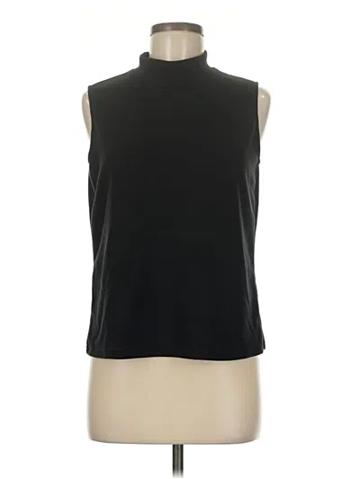 Pre-owned Sampeel Sleeveless Blouse In Black