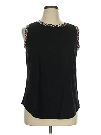 Pre-owned Sampeel Sleeveless Blouse In Black
