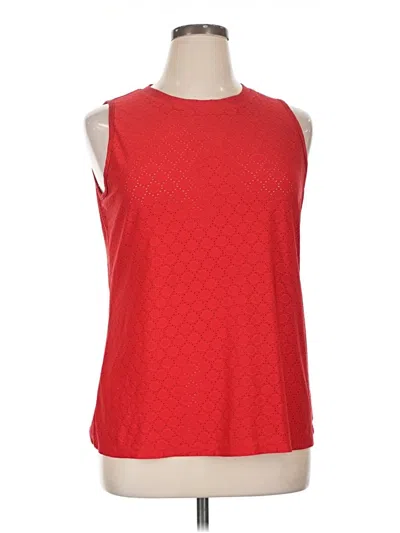 Pre-owned Sampeel Sleeveless Blouse In Red