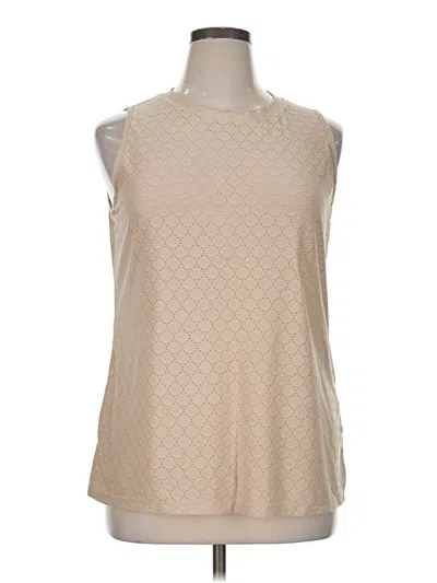 Pre-owned Sampeel Sleeveless Blouse In Tan
