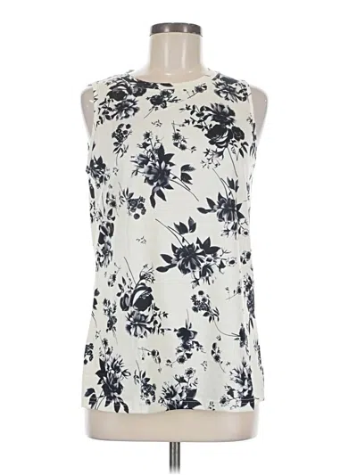 Pre-owned Sampeel Sleeveless Blouse In White