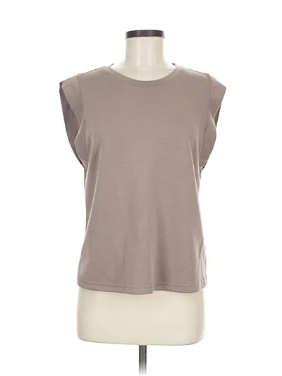 Pre-owned Sampeel Sleeveless T-shirt In Brown