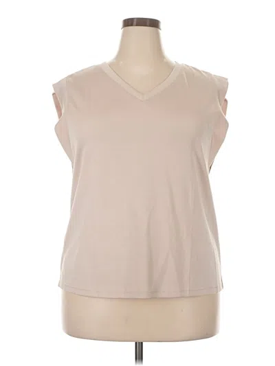 Pre-owned Sampeel Sleeveless T-shirt In Tan