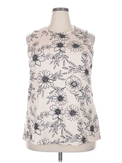 Pre-owned Sampeel Sleeveless T-shirt In White