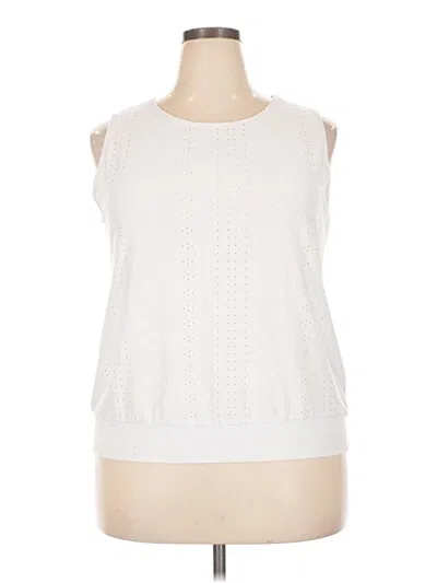 Pre-owned Sampeel Sleeveless T-shirt In White