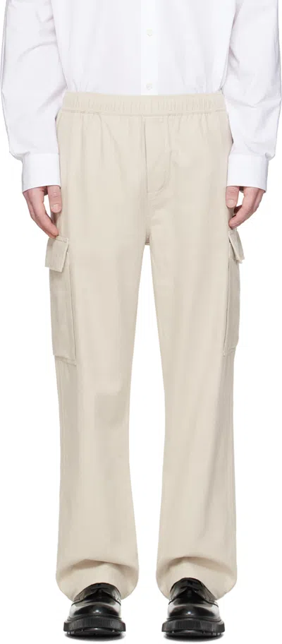 Samsã¸e Samsã¸e Beige Samagnus Cargo Pants In Moonstruck