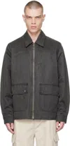 Samsoe & Samsoe Black Saluke Jacket In Washed Black