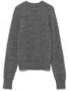 Samsoe & Samsoe Samsøe Samsøe La Yla Crew Neck In Gray