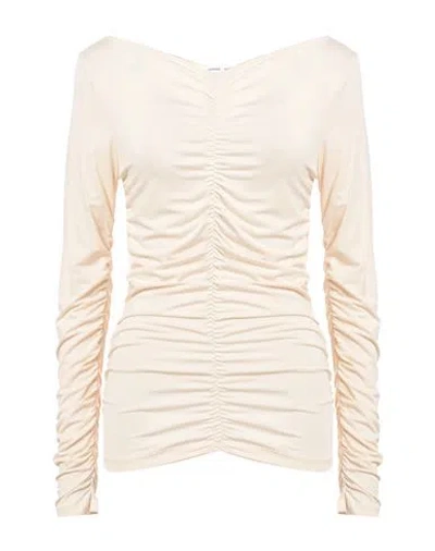 Samsoe & Samsoe Samsøe Φ Samsøe Woman T-shirt Cream Size S Tencel, Elastane In White