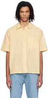 Samsoe & Samsoe Yellow Saayo P Shirt In Moonstone Ch.