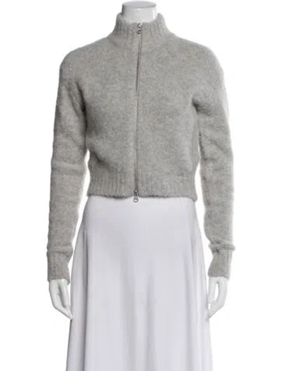 Pre-owned Samsøe Alpaca Jacket In Gray