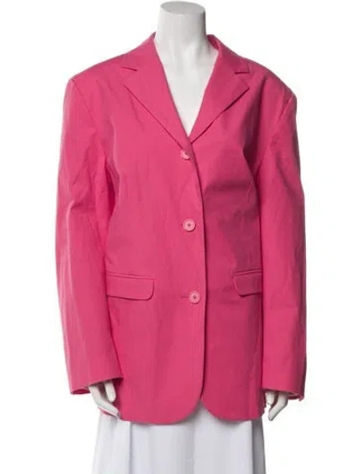 Pre-owned Samsøe Blazer In Pink