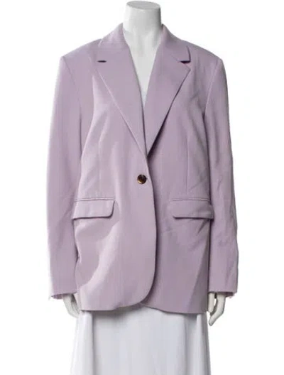 Pre-owned Samsøe Blazer In Purple