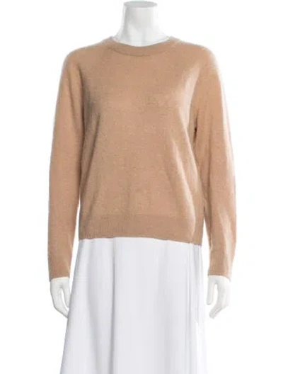 Pre-owned Samsøe Cashmere Crew Neck Sweater In Neutral