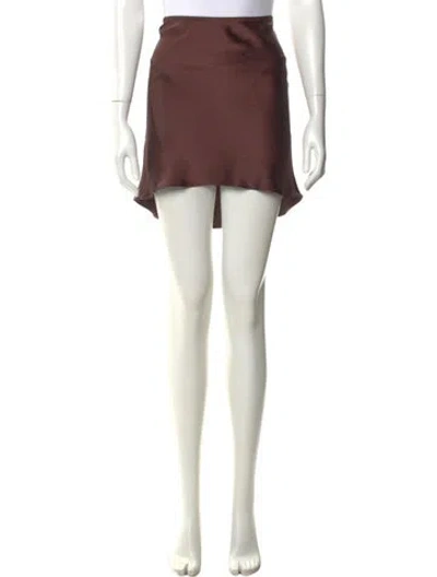 Pre-owned Samsøe Mini Skirt In Brown