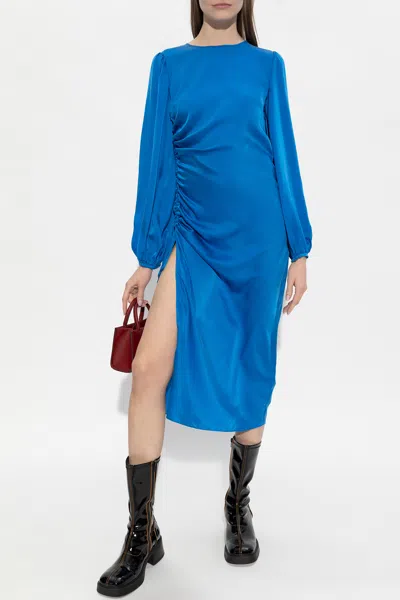 Samsã¸e Samsã¸e Samsøe Samsøe ‘elvira' Dress In Blue