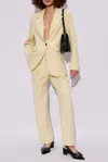 Samsoe & Samsoe Plain Blazer Jacket In Yellow