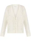 Samsoe & Samsoe Samsøe Samsøe Salee Cardigan Clothing In Clr000289 Clear Cream