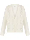 Samsoe & Samsoe Samsøe Samsøe Salee Cardigan Clothing In Clr000289 Clear Cream