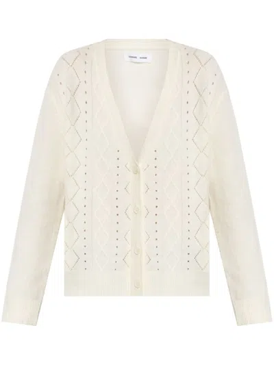 Samsã¸e Samsã¸e Samsøe Samsøe Salee Cardigan Clothing In Clr000289 Clear Cream