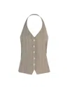 Samsoe & Samsoe Gilet Saneem 15547 Grigio In Grey