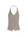 Samsoe & Samsoe Gilet Saneem 15547 Grigio In Grey