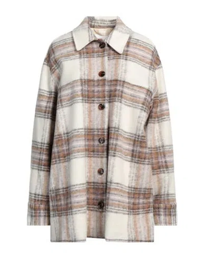 Samsã¸e Samsã¸e Samsøe Φ Samsøe Woman Shirt Ivory Size L Acrylic, Polyester, Wool In Neutral