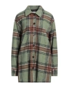 Samsoe & Samsoe Samsøe Φ Samsøe Woman Shirt Military Green Size L Acrylic, Polyester, Wool