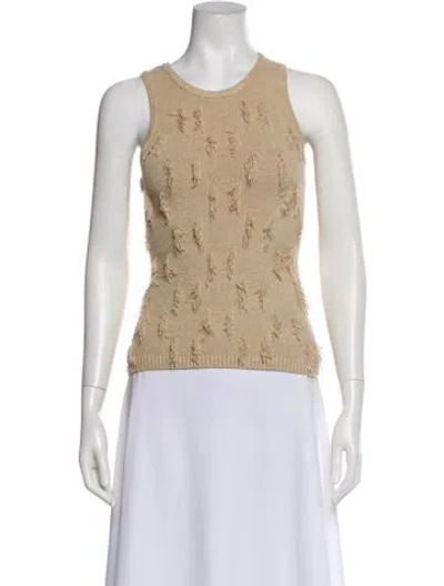 Pre-owned Samsøe Scoop Neck Sweater In Blue