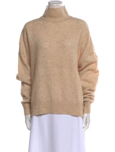 Pre-owned Samsøe Turtleneck Sweater In Neutral