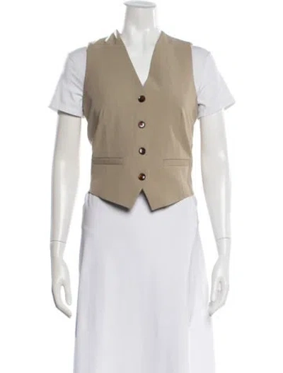 Pre-owned Samsøe Vest In Neutral