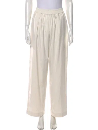 Pre-owned Samsøe Wide Leg Pants In Neutral