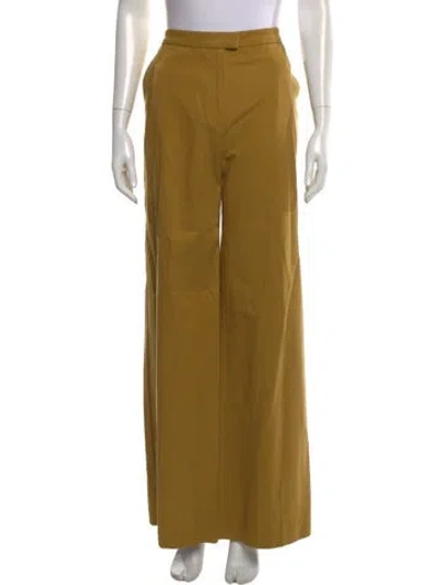 Pre-owned Samsøe Wide Leg Pants W/ Tags In Yellow