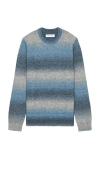 Samsoe & Samsoe Aiden Crewneck Sweater In Blue